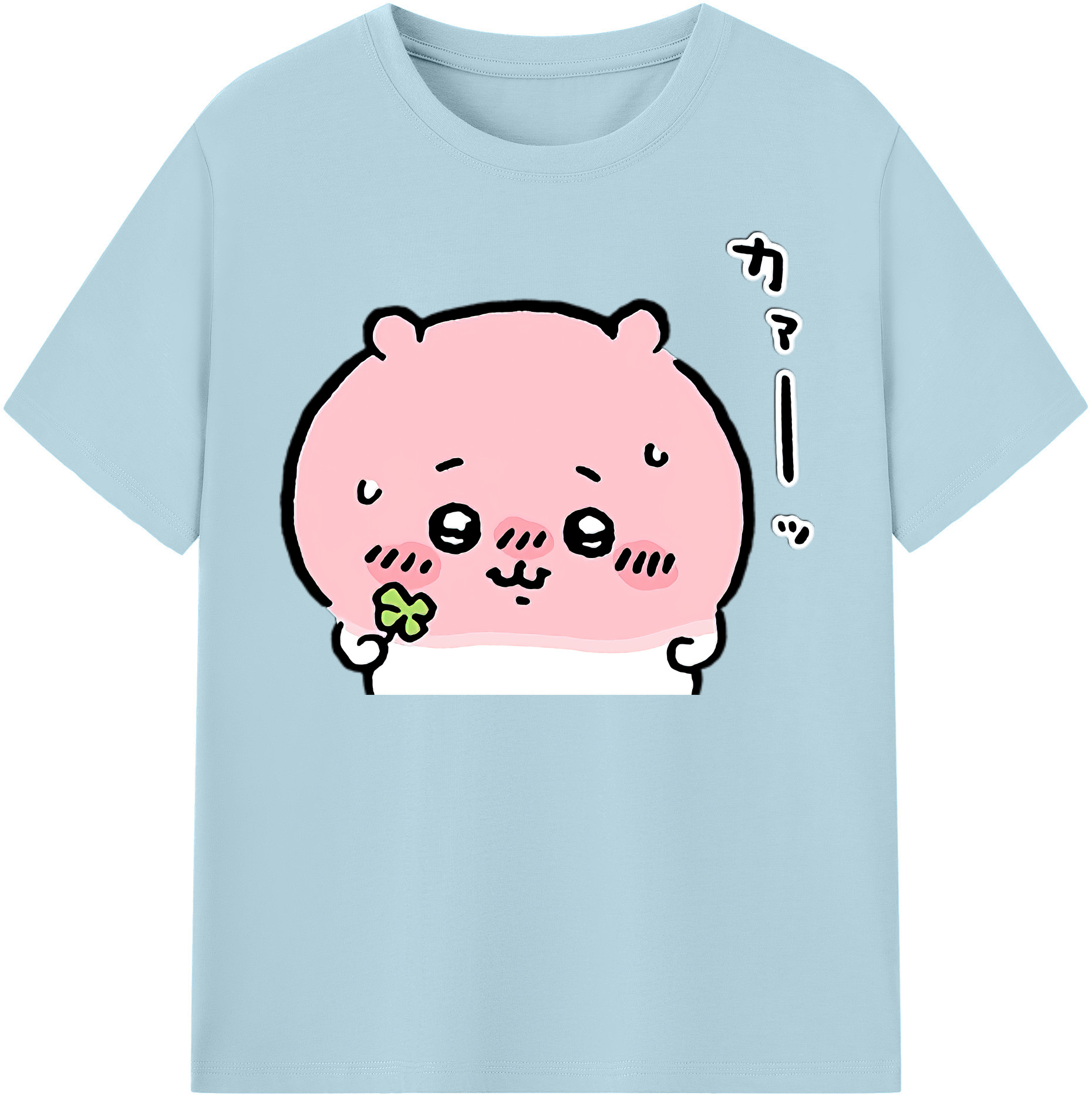 （画像用） ちいかわ ちいかわ Chii-kawa chiikawa 綿100％半袖Tシャツ（フロントプリント）